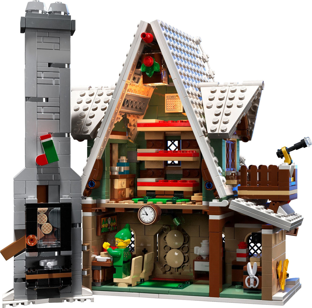 LEGO Icons 10275 Winterliches Elfen Klubhaus