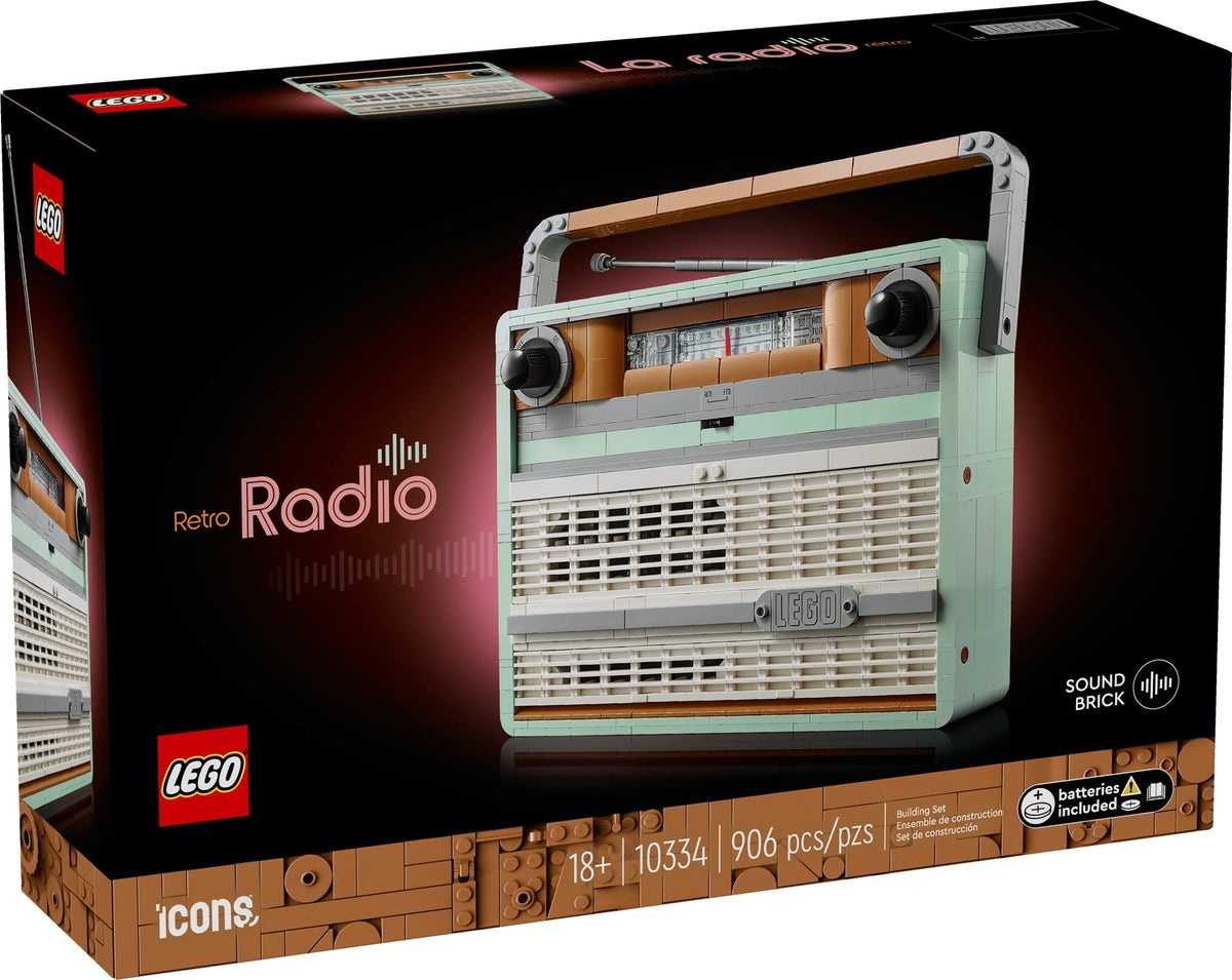 LEGO Icons 10334 Retro-Kofferradio