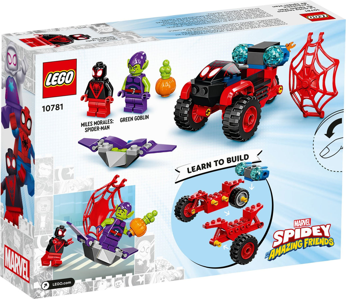 LEGO Marvel Super Heroes 10781 Miles Morales: Spider-Mans Techno-Trike