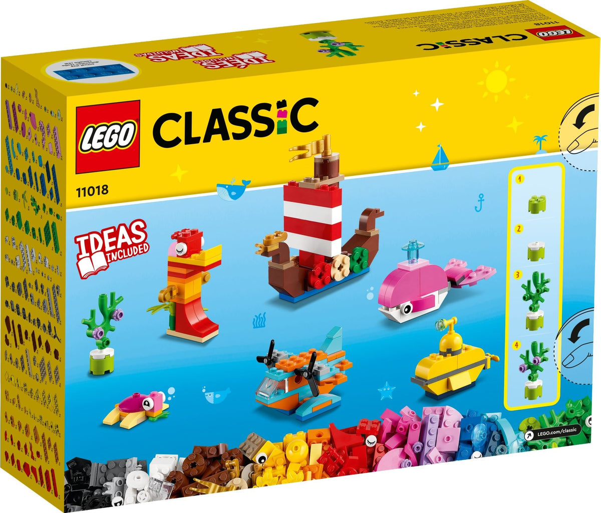LEGO Classic 11018 Kreativer Meeresspaß Toymigo 