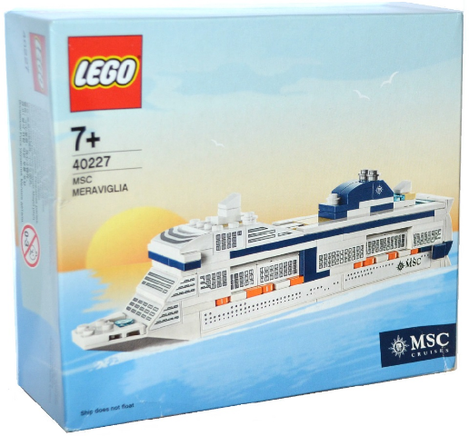 LEGO Promotional Lego Exklusiv LEGO 40227 Meraviglia - MSC Cruises