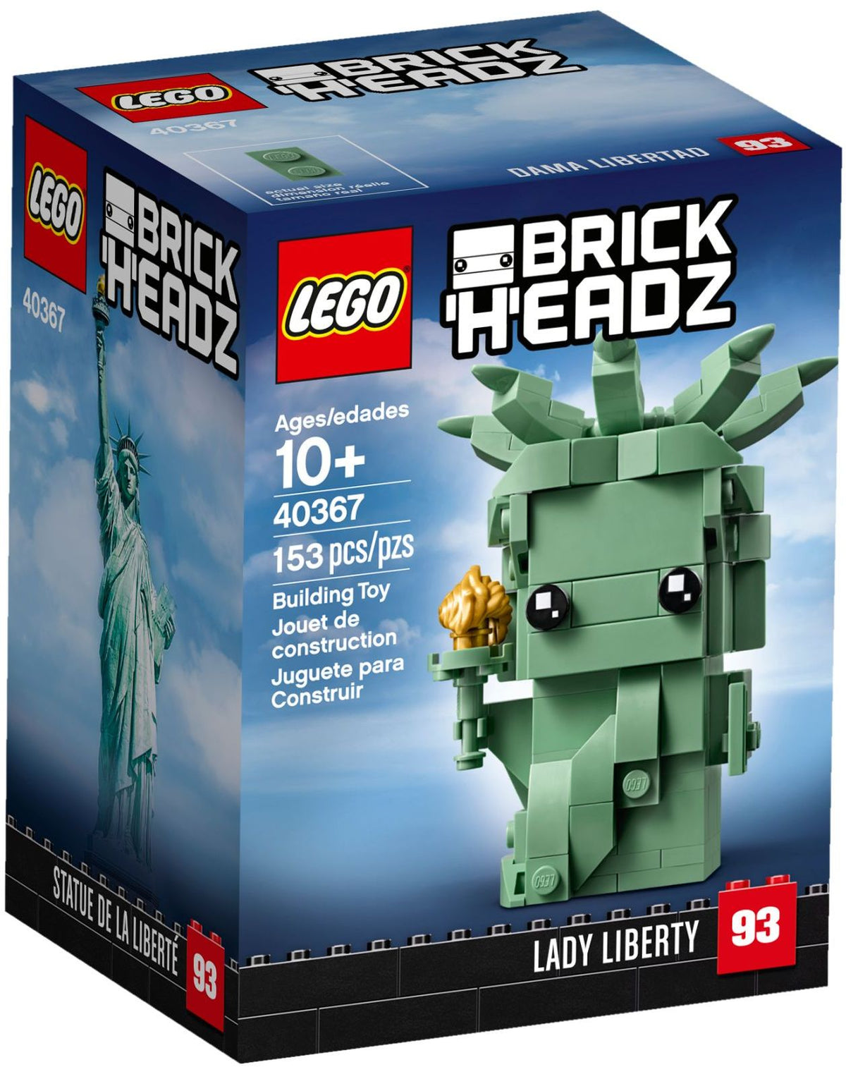 LEGO Brickheadz 40367 Freiheitsstatue New York