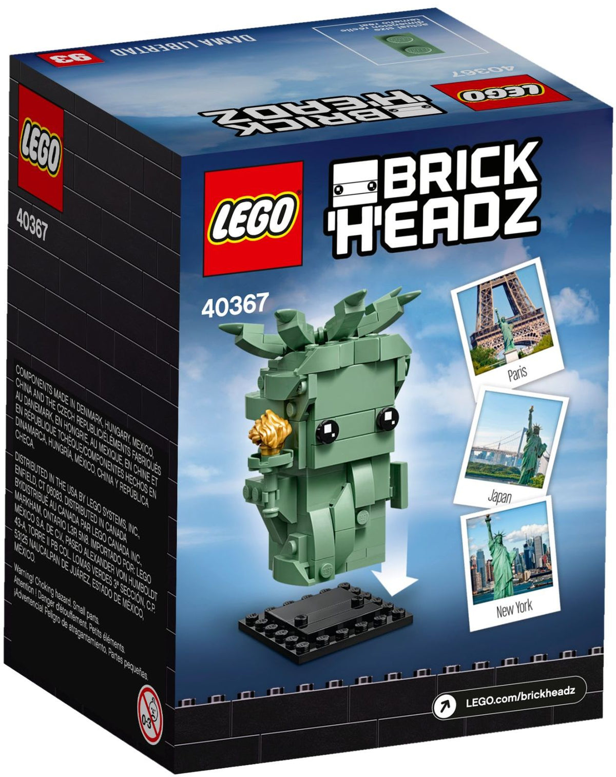 LEGO Brickheadz 40367 Freiheitsstatue New York