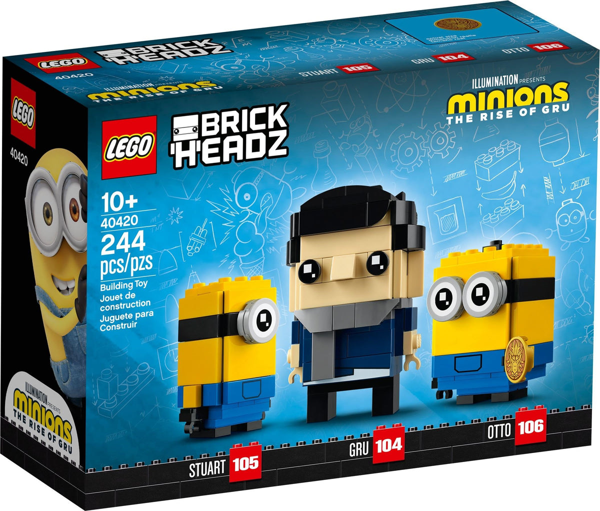 LEGO BrickHeadz Minions 40420 Gru, Stuart &amp; Otto