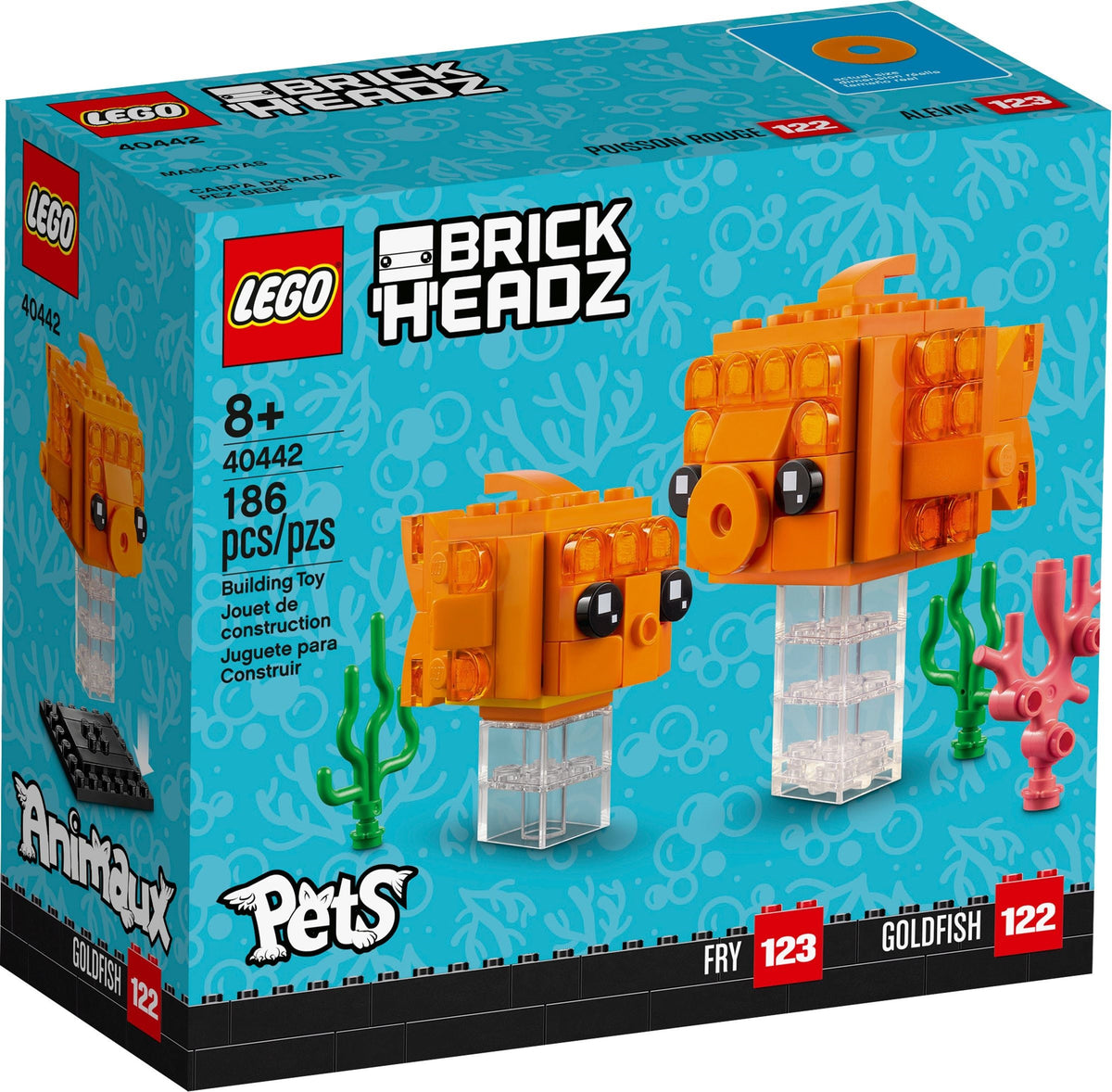 LEGO BrickHeadz Pets 40442 Goldfisch