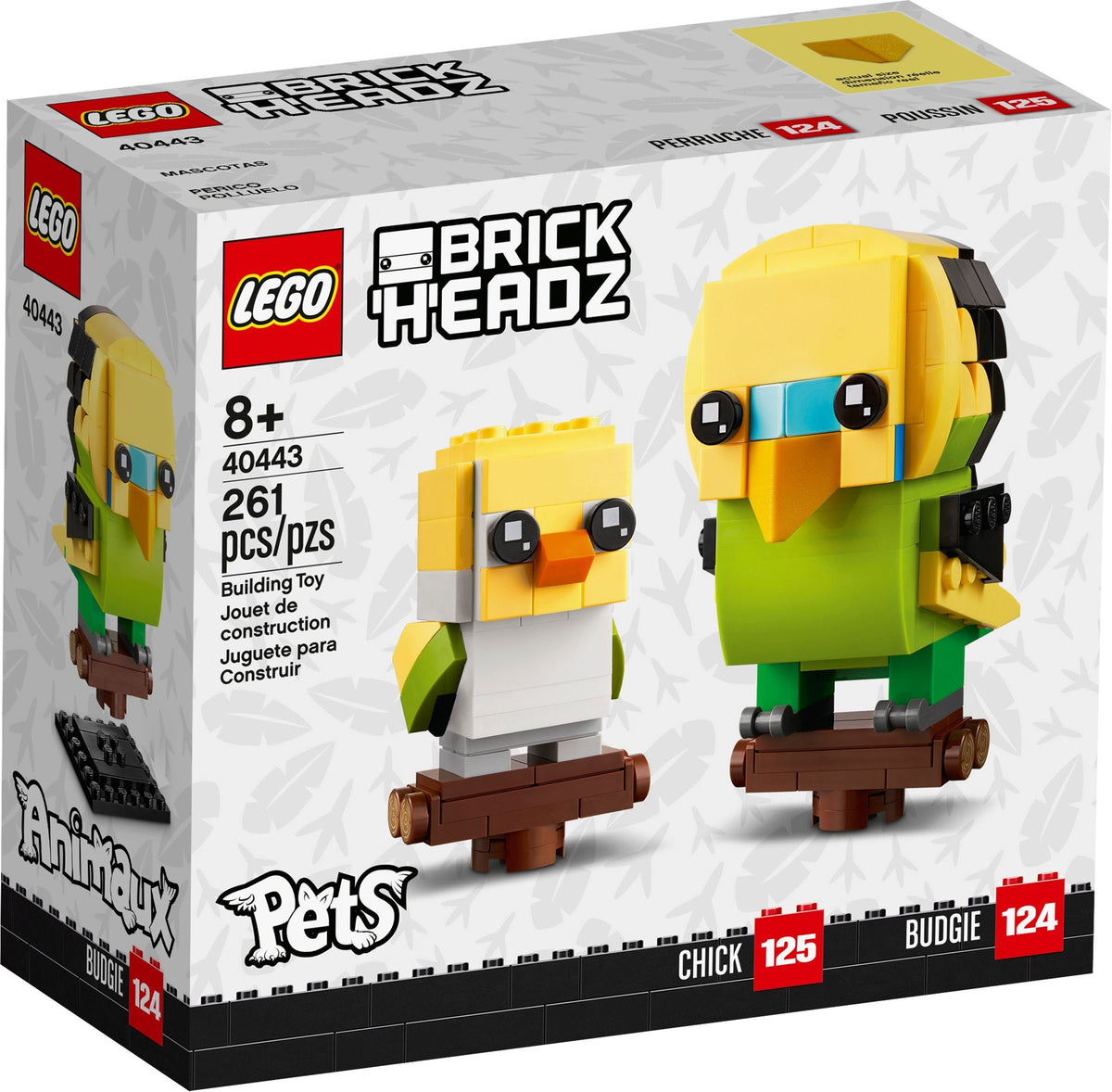 LEGO BrickHeadz Pets 40443 Wellensittich