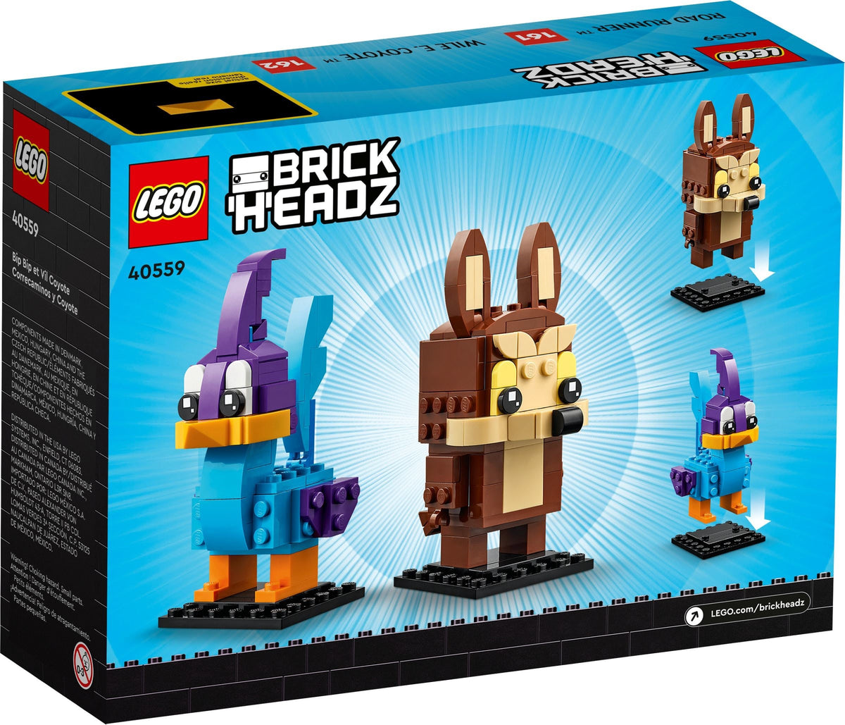 LEGO BrickHeadz 40559 Road Runner &amp; Wile E. Coyote