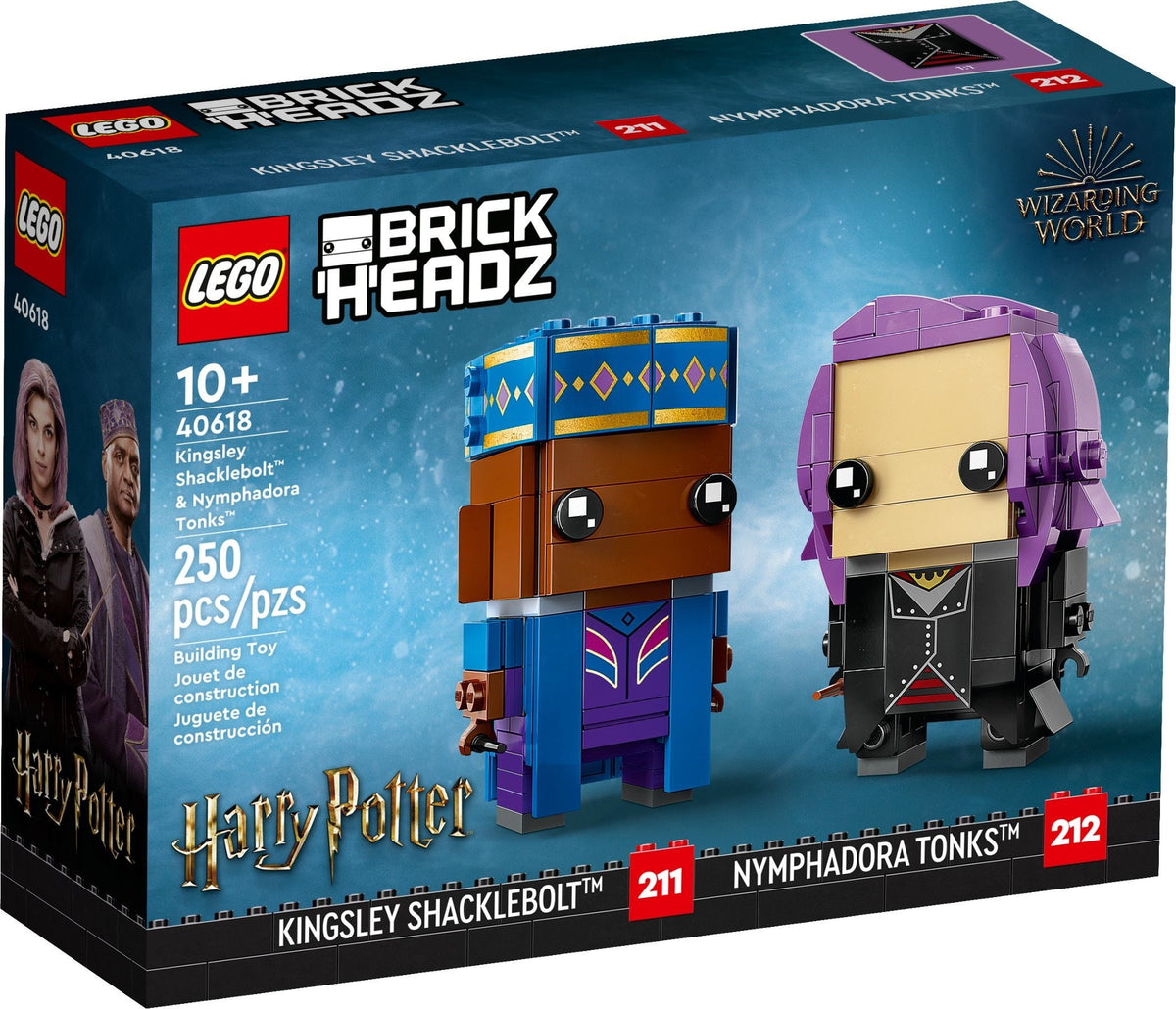 LEGO BrickHeadz 40618 Kingsley Shacklebolt &amp; Nymphadora Tonks