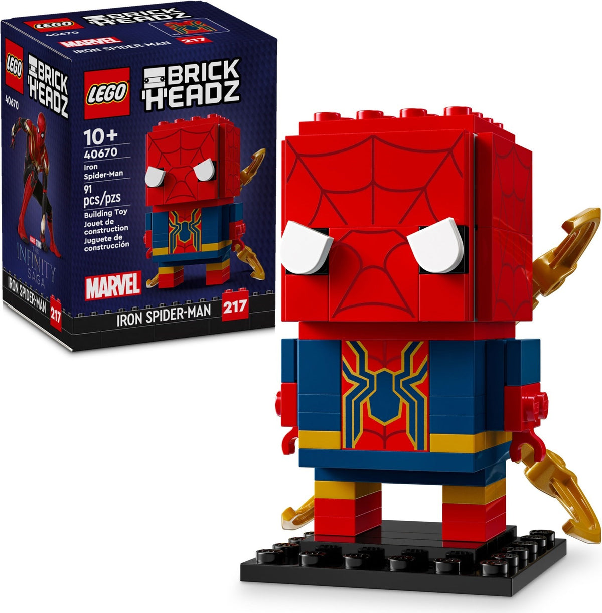 LEGO BrickHeadz 40670 Iron Spider-Man