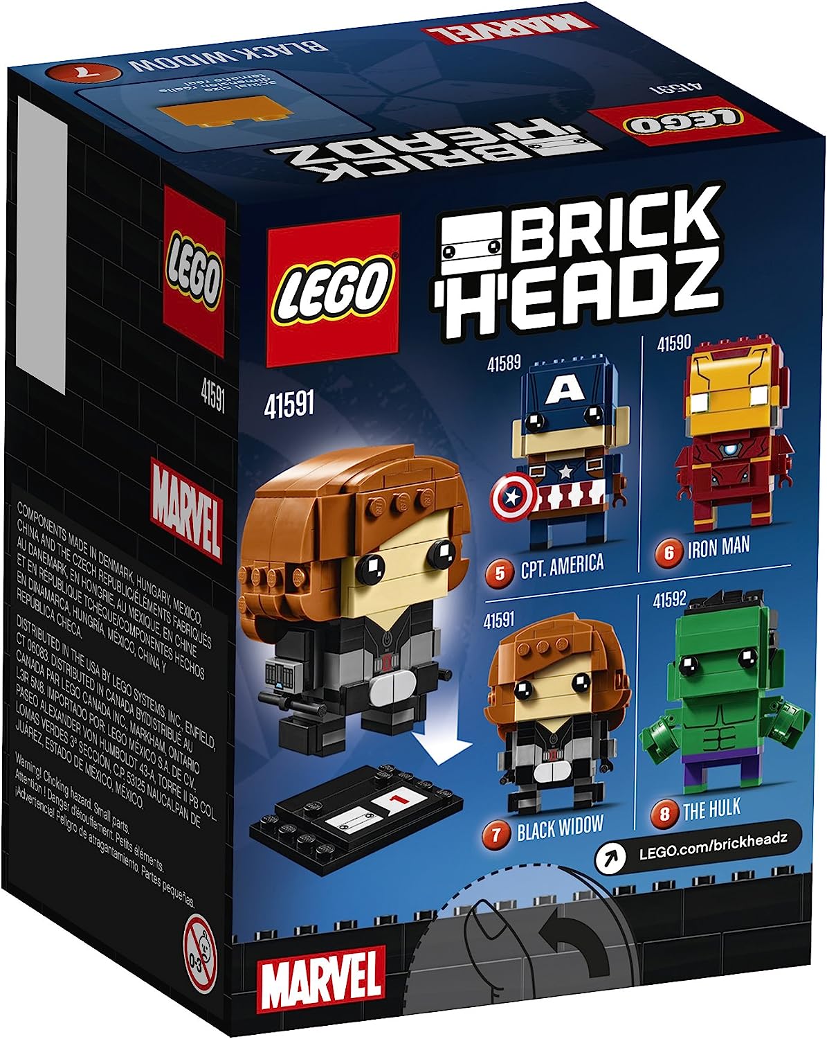 LEGO BrickHeadz Marvel 41591 Black Widow