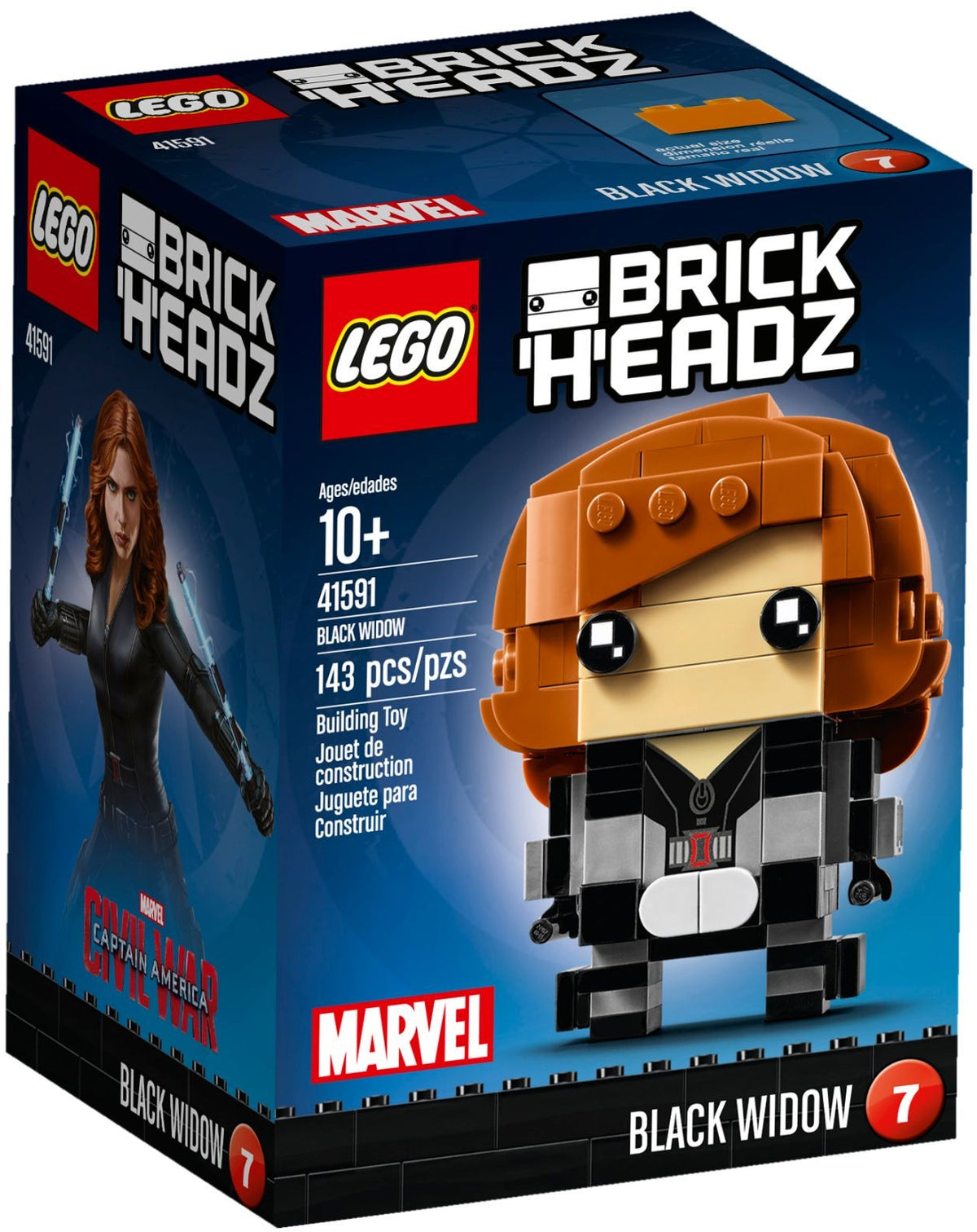 LEGO BrickHeadz Marvel 41591 Black Widow