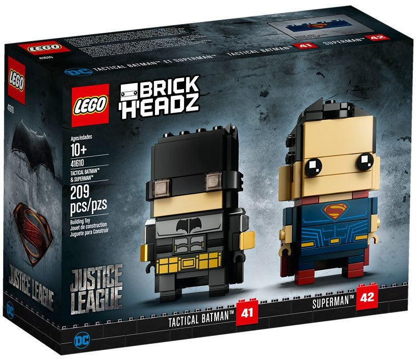 LEGO Brickheadz 41610 Tactical Batman &amp; Superman