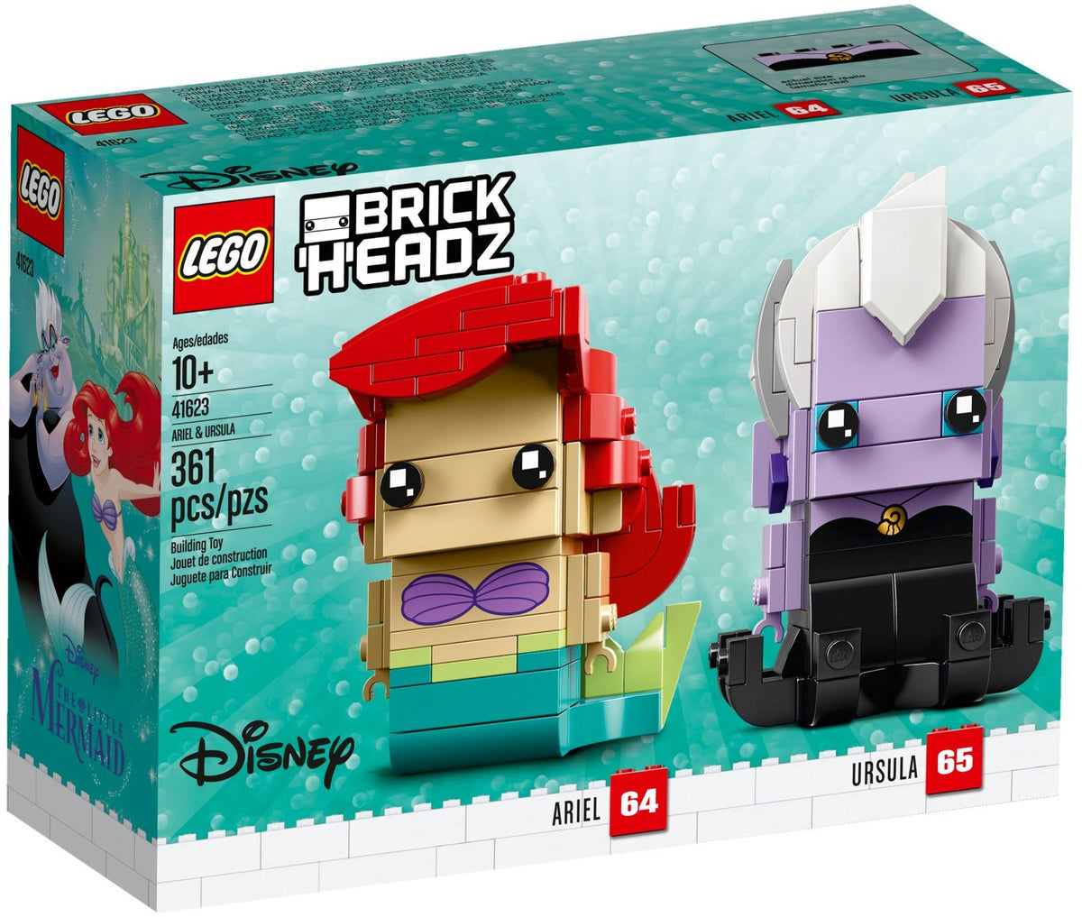 LEGO BrickHeadz 41623 Arielle &amp; Ursula