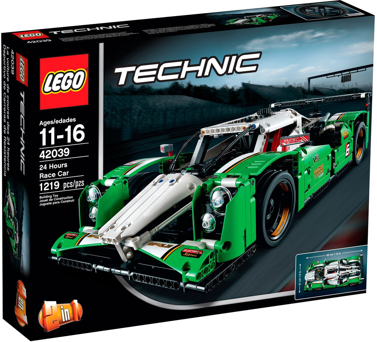 LEGO Technic 42039 Langstrecken-Rennwagen