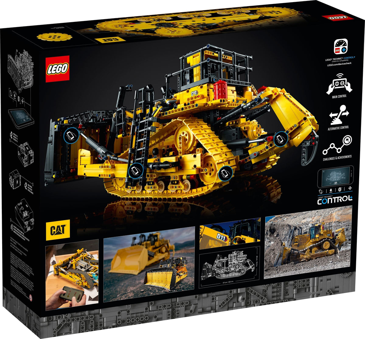 LEGO Technic 42131 Appgesteuerter Cat D11 Bulldozer