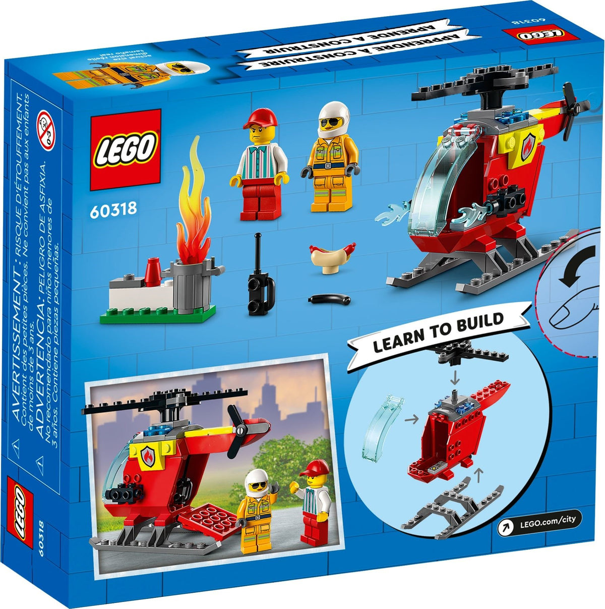 LEGO City 60318 Feuerwehrhubschrauber