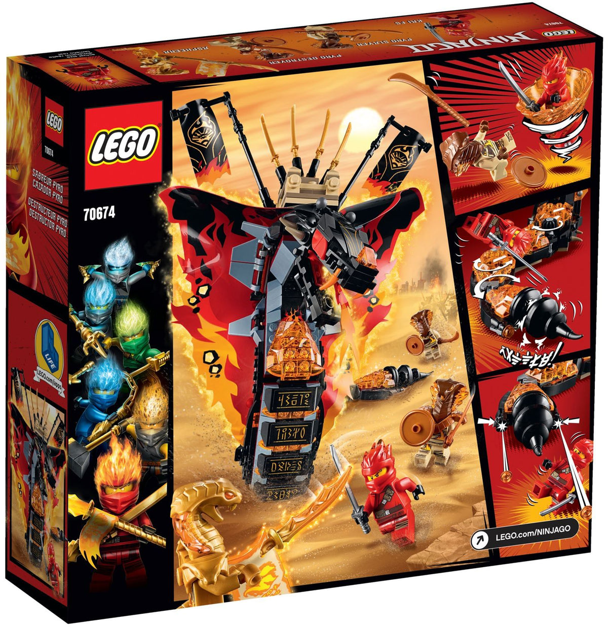 LEGO Ninjago 70674 Feuerschlange