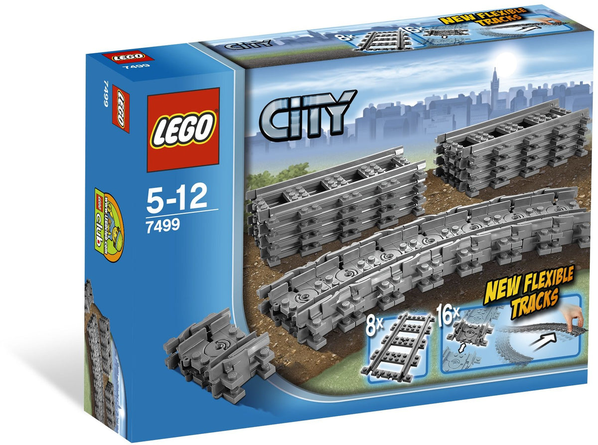 LEGO City 7499 Flexible und gerade Schienen