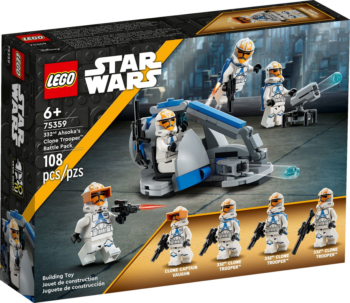 LEGO Star Wars 75359 Ahsokas Clone Trooper der 332. Kompanie – Battle Pack