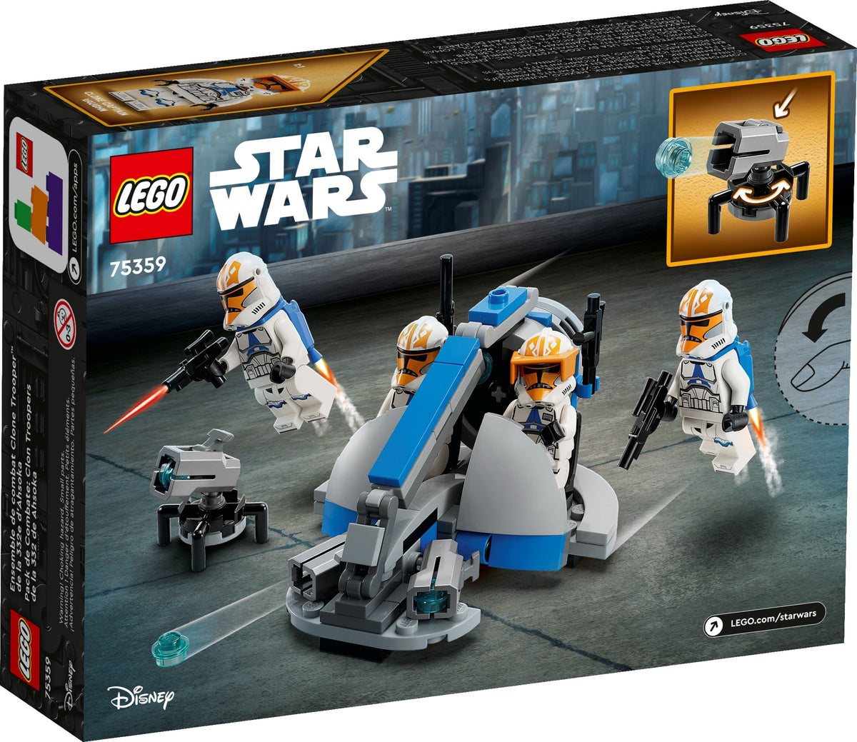 LEGO Star Wars 75359 Ahsokas Clone Trooper der 332. Kompanie – Battle Pack