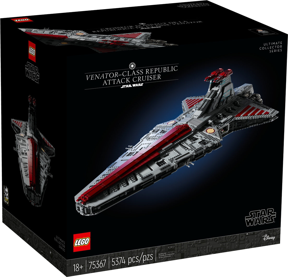 LEGO Star Wars 75367 Republikanischer Angriffskreuzer der Venator-Klasse