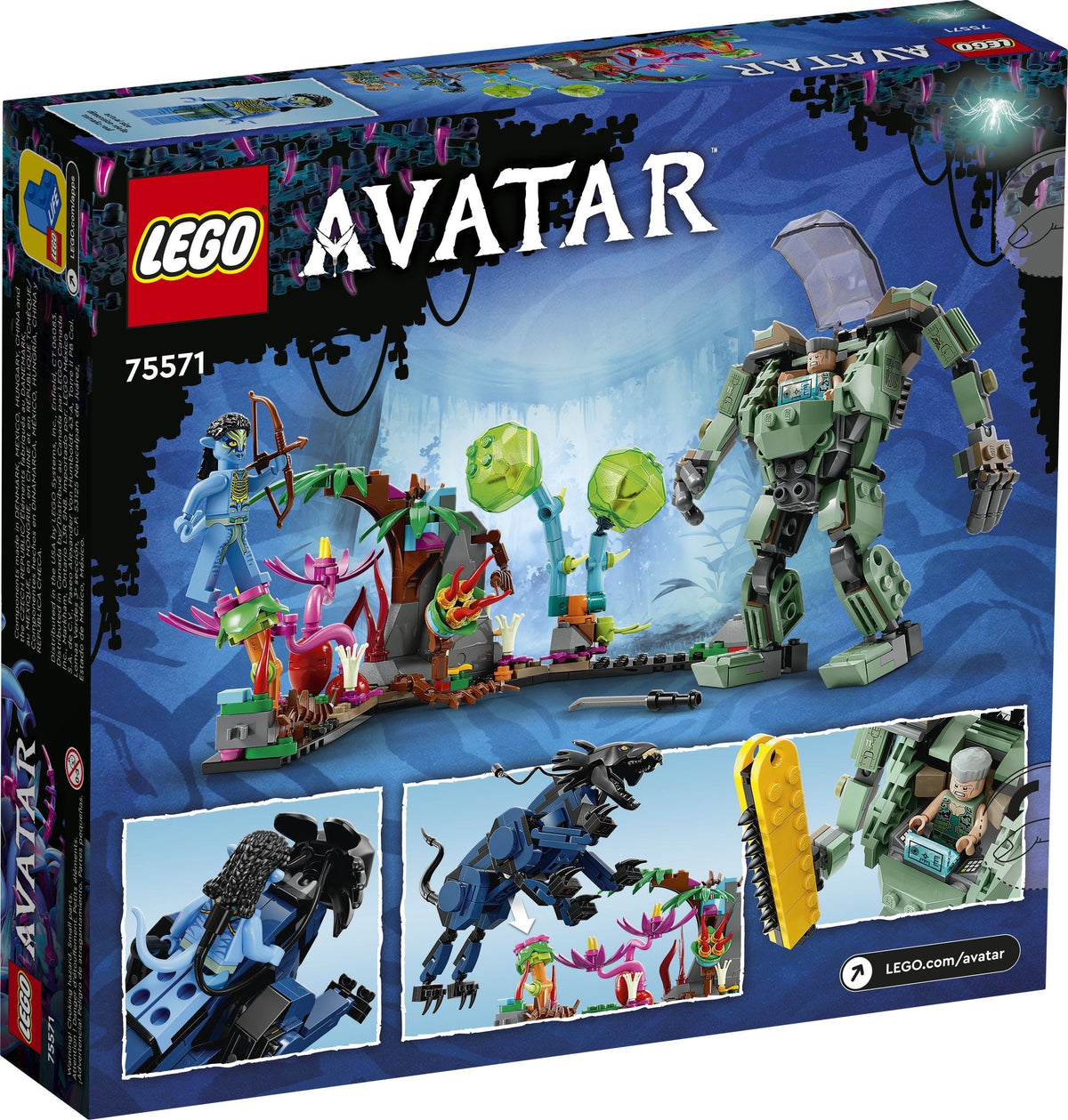 LEGO Avatar 75571 Neytiri und Thanator vs. Quaritch im MPA