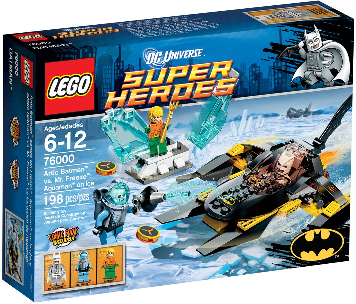 LEGO DC Super Heroes 76000 Arktischer Batman vs. Mr. Freeze Aquaman auf dem Eis