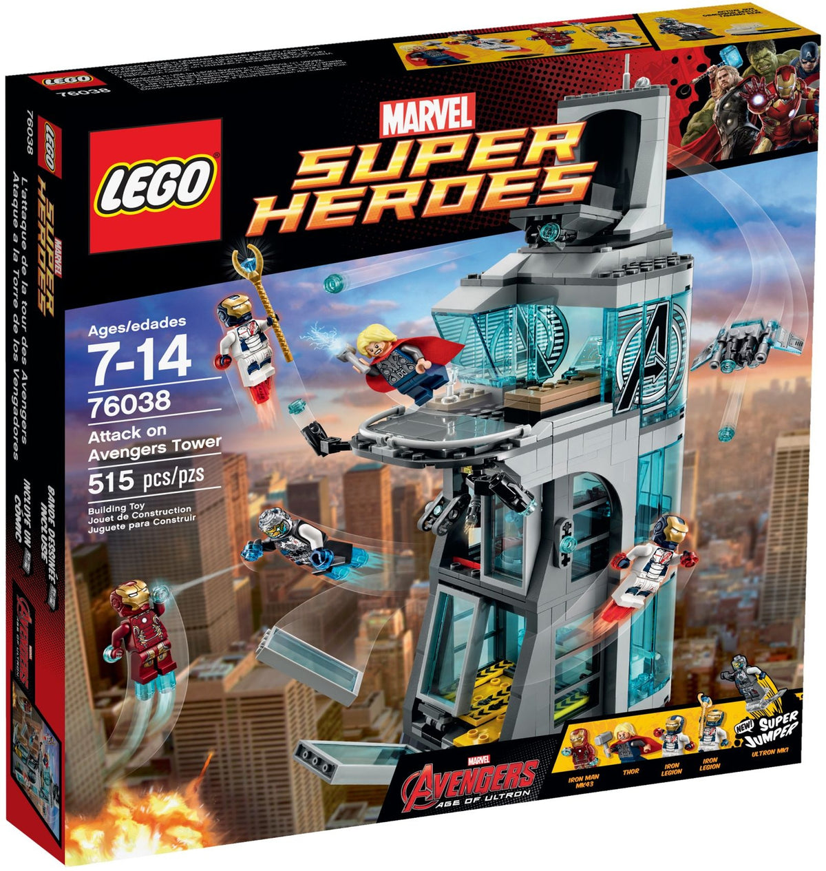 LEGO Marvel Super Heroes 76038 Überfall auf den Avengers Tower