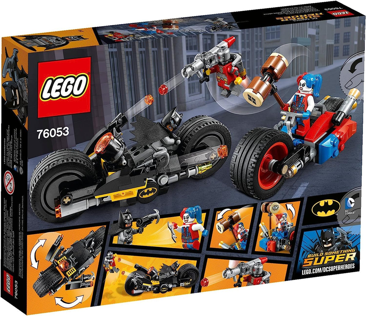 LEGO DC Super Heroes 76053 Batman Batcycle-Verfolgungsjagd in Gotham City