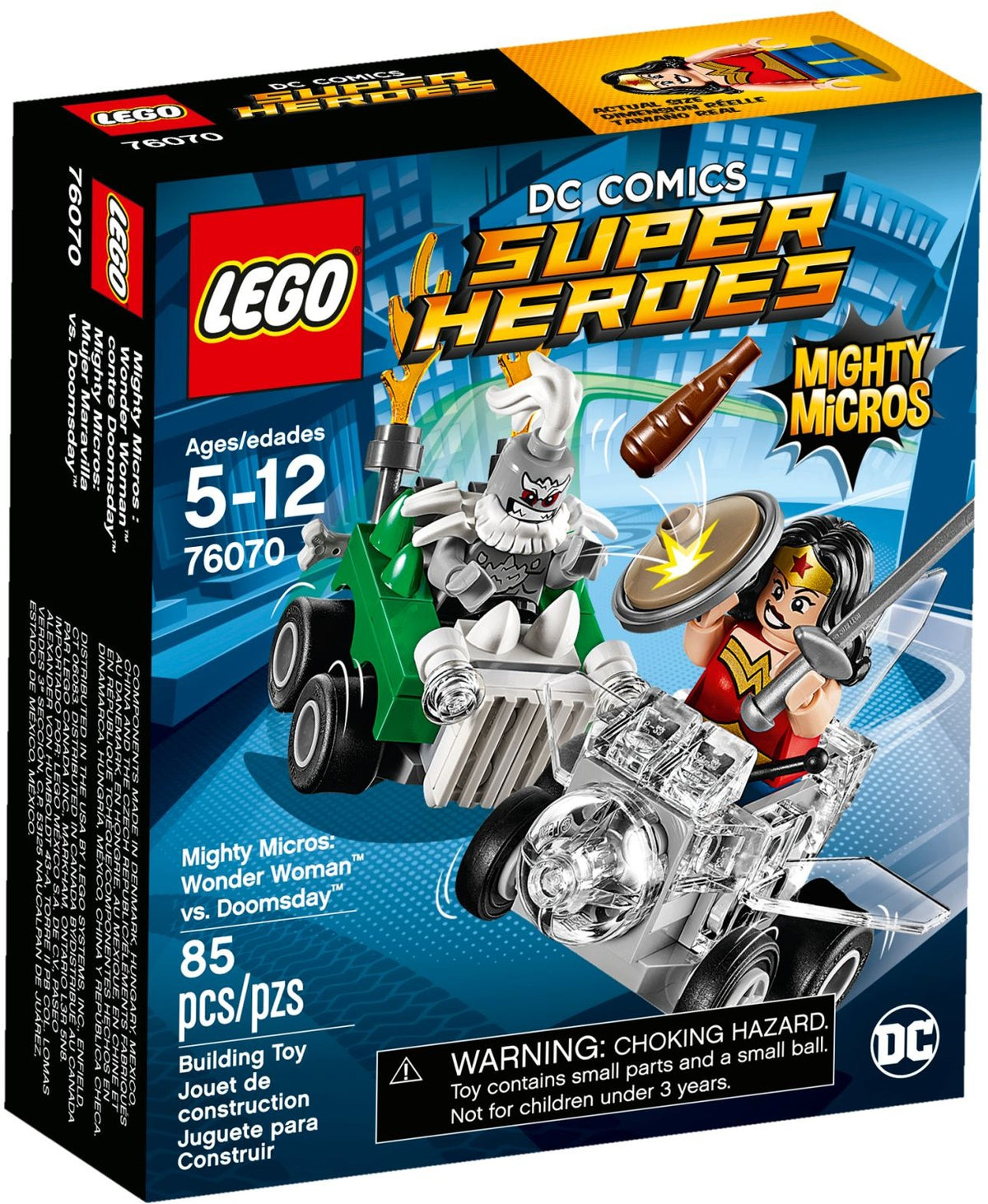 LEGO DC Super Heroes 76070 Mighty Micros Wonder Woman vs. Doomsday