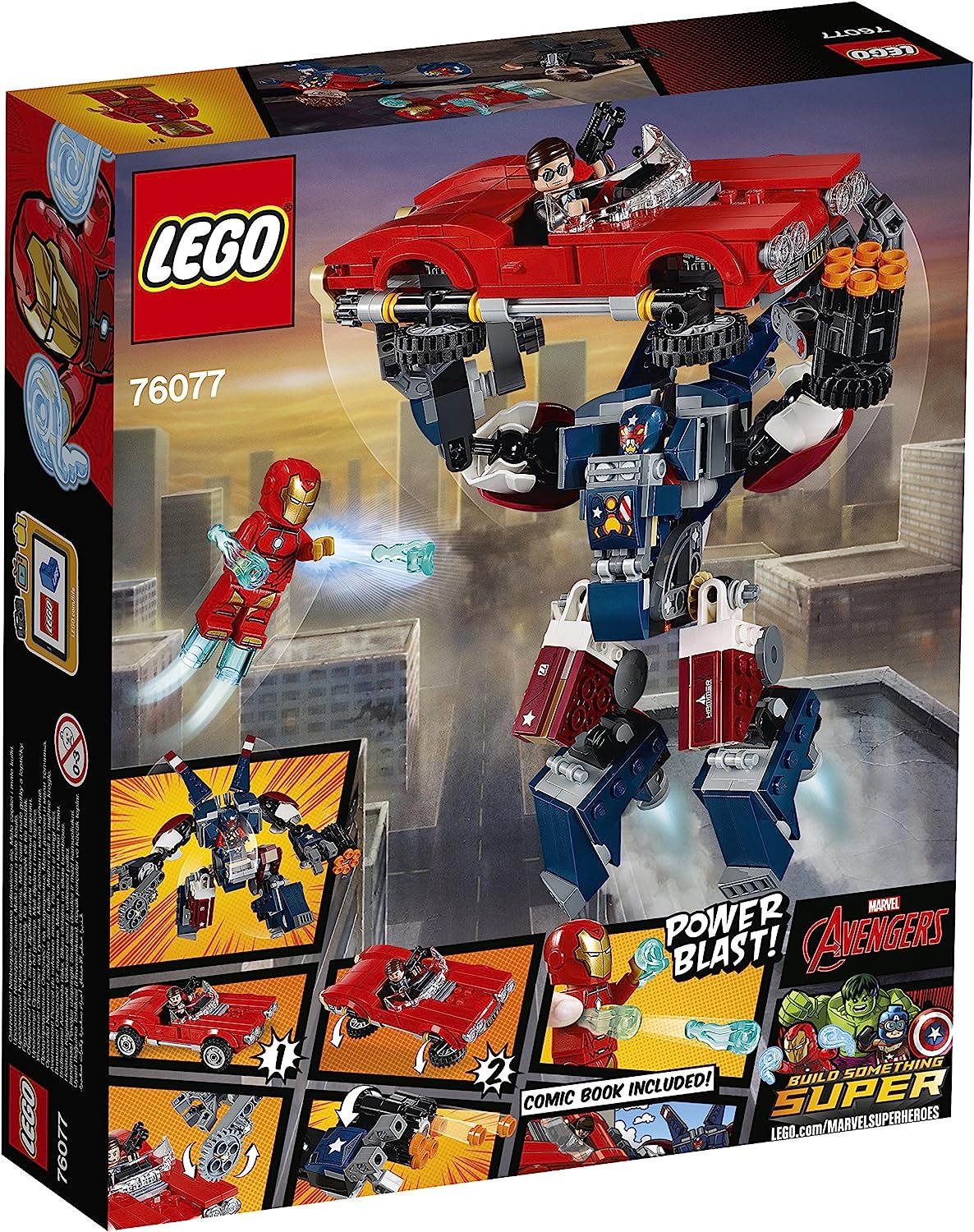 LEGO Marvel Super Heroes 76077 Iron Man gegen Detroit Steel
