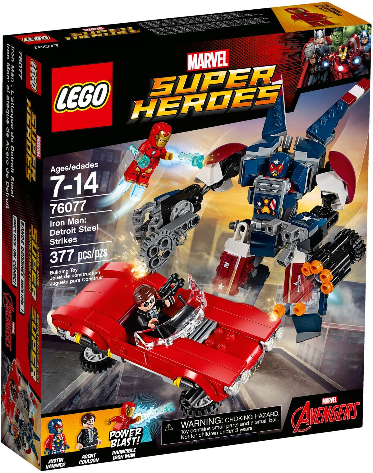 LEGO Marvel Super Heroes 76077 Iron Man gegen Detroit Steel