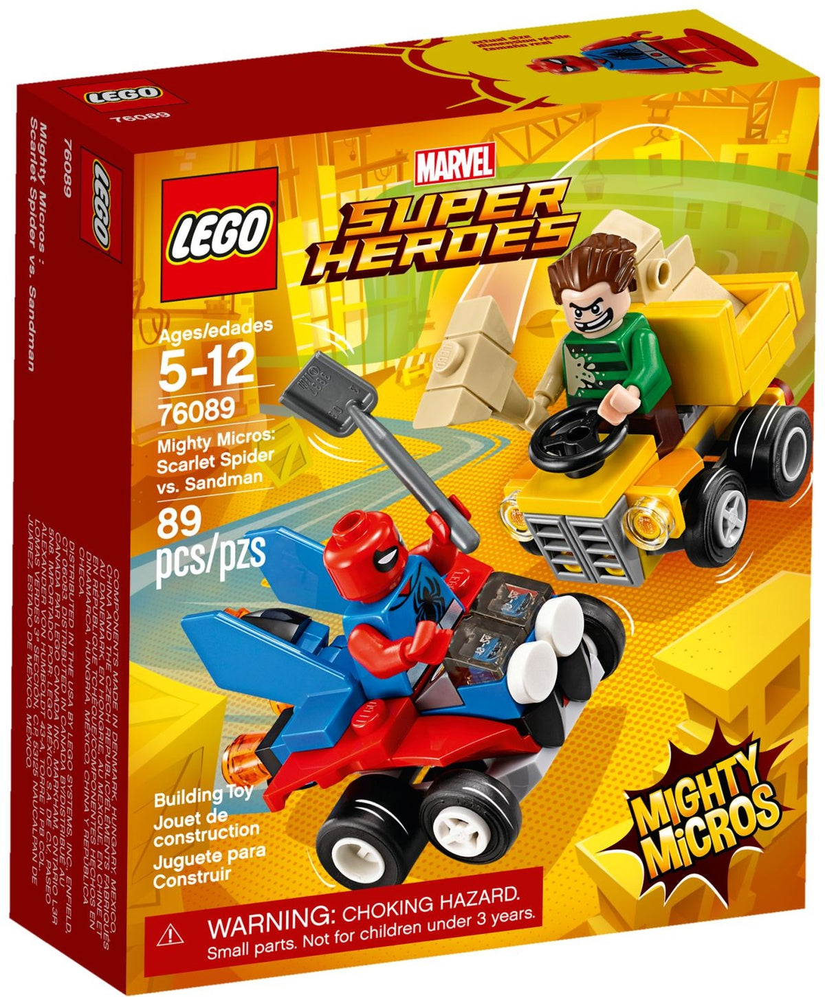 LEGO Marvel Super Heroes 76089 Mighty Micros: Spider-Man vs. Sandman