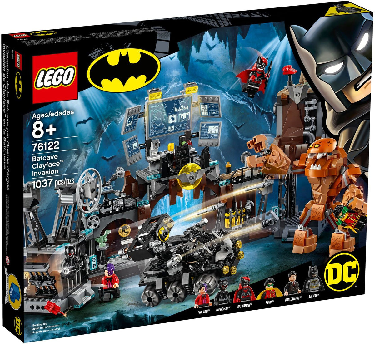 LEGO DC Super Heroes 76122 Clayface Invasion in die Bathöhle