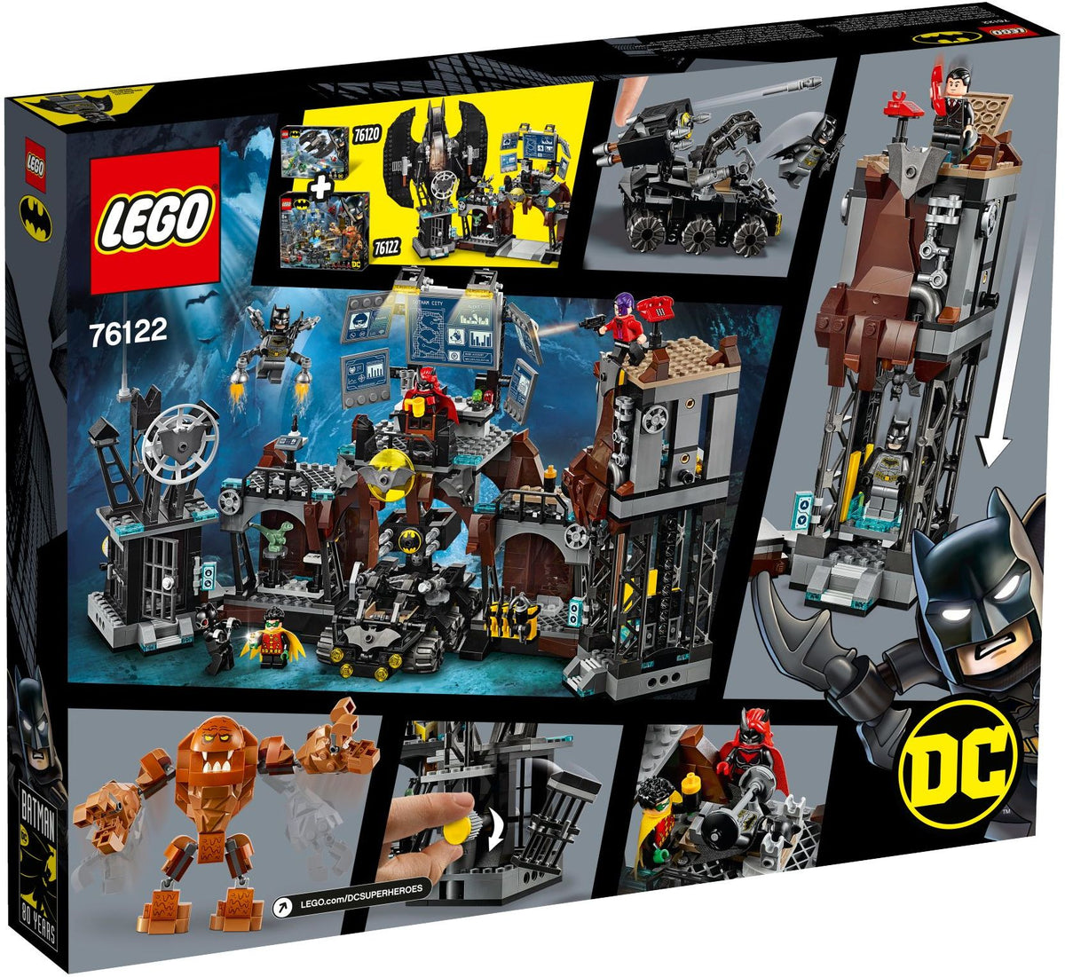 LEGO DC Super Heroes 76122 Clayface Invasion in die Bathöhle