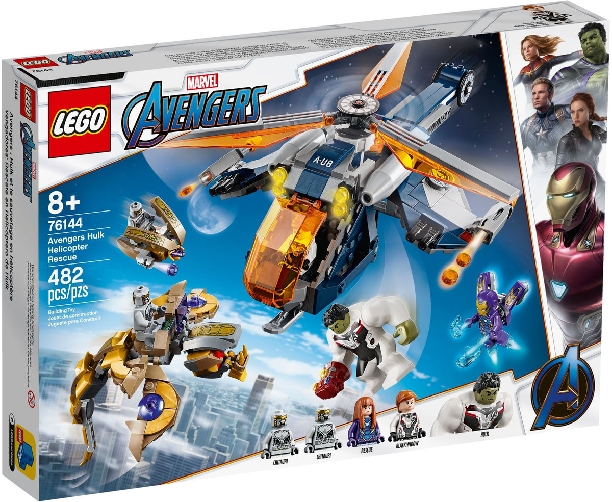 LEGO Marvel Super Heroes 76144 Avengers Hulk Helikopter Rettung