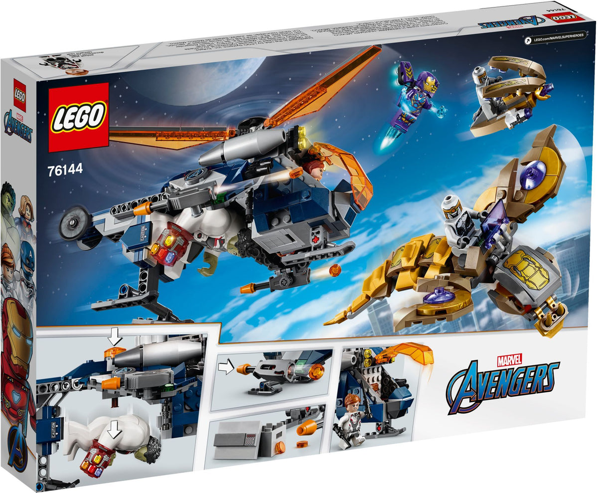 LEGO Marvel Super Heroes 76144 Avengers Hulk Helikopter Rettung