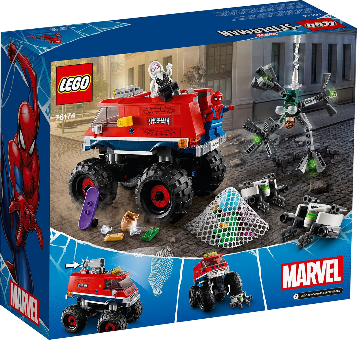 LEGO Marvel Super Heroes 76174 Spider-Mans Monstertruck vs. Mysterio