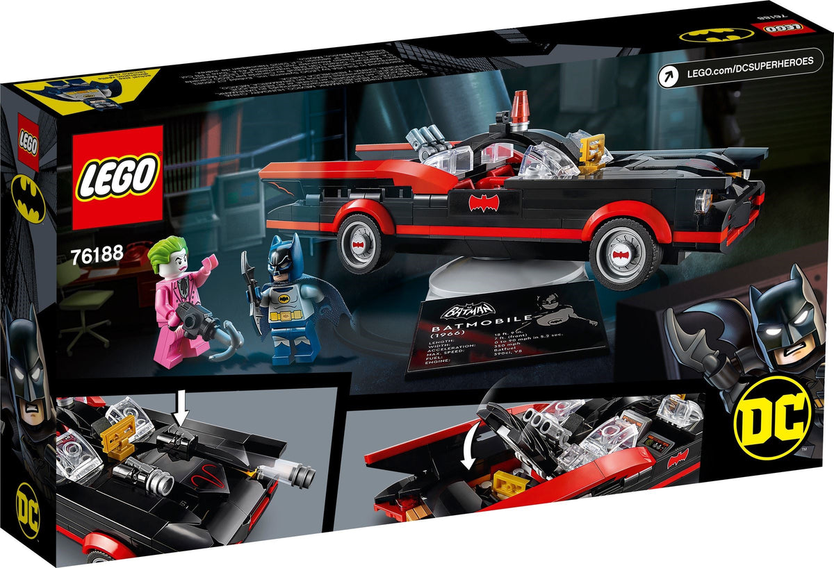 LEGO DC Super Heroes 76188 Batmobile aus dem TV-Klassiker Batman