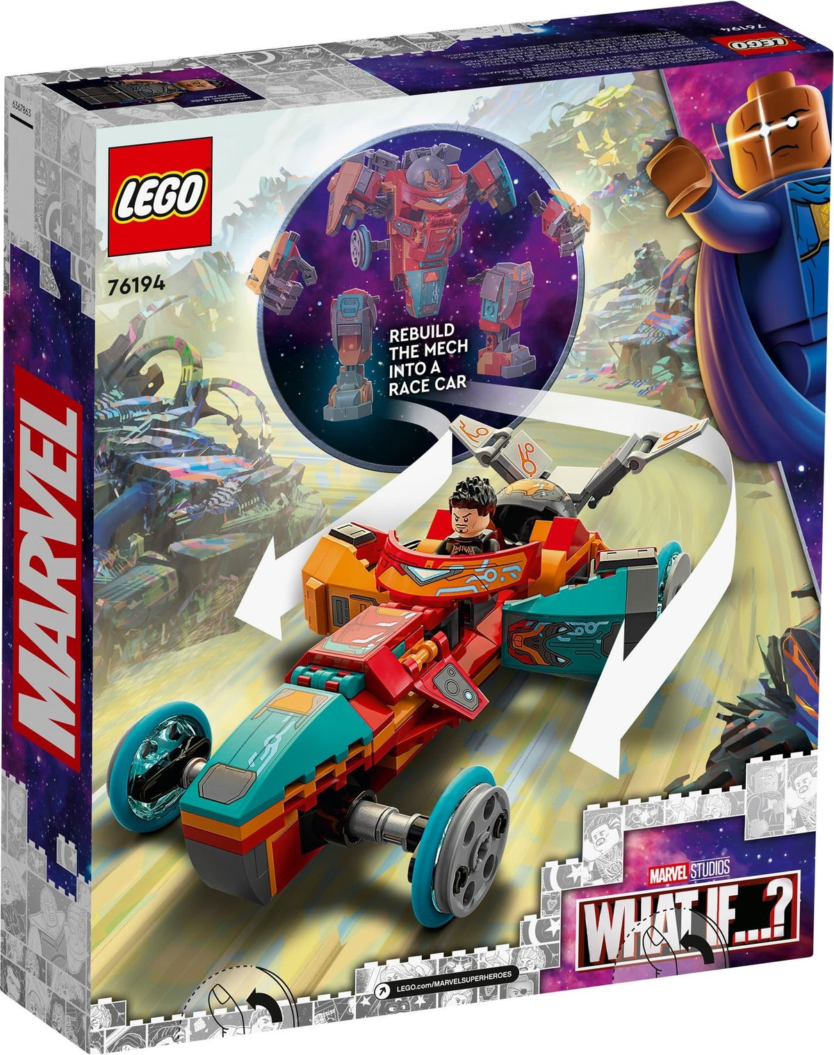 LEGO Marvel Super Heroes 76194 Tony Starks sakaarianischer Iron Man