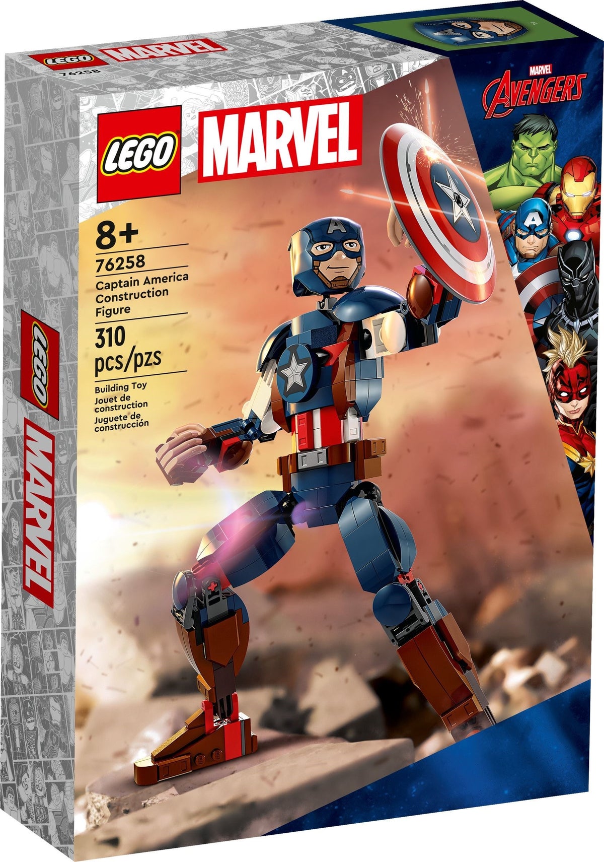 LEGO Marvel Super Heroes 76258 Captain America Baufigur