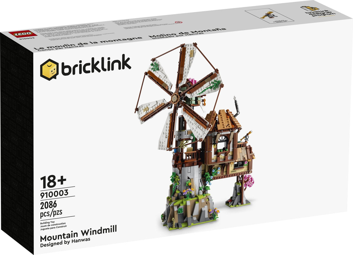 LEGO Bricklink 910003 Windmühle auf dem Berg