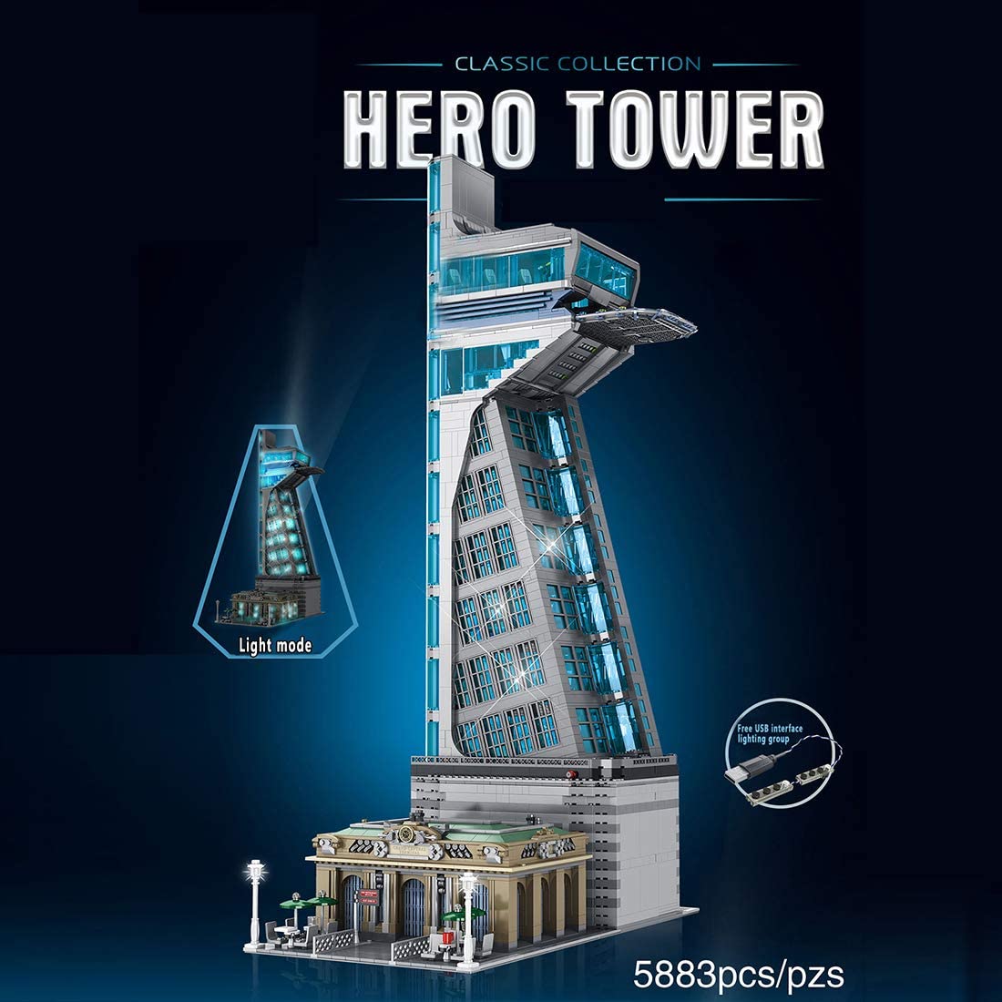 Panlos 55120 Super Heroes Avengers Tower