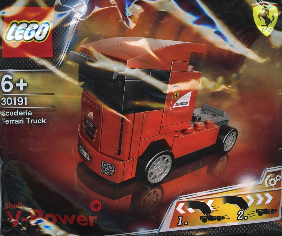 LEGO Speed Champions 30191 Scuderia Ferrari Truck Shell V-Power Polybag