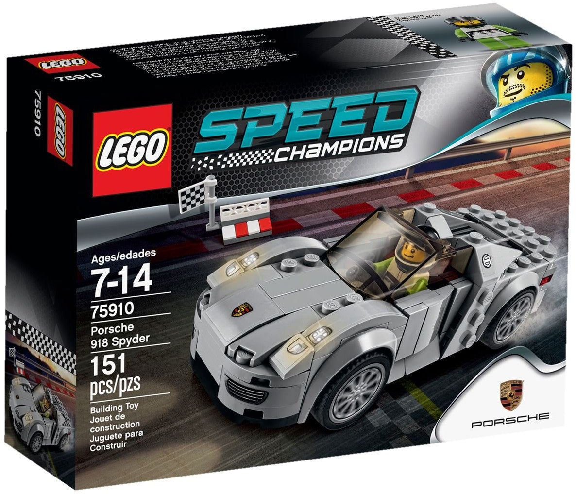 LEGO Speed Champions 75910 Porsche 918 Spyder