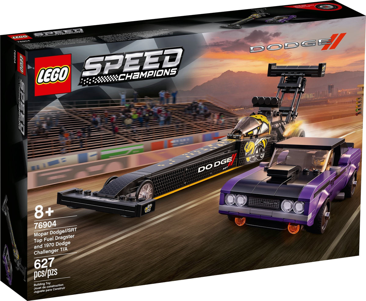 LEGO Speed Champions 76904 Mopar Dodge//SRT Dragster &amp; 1970 Dodge Challenger