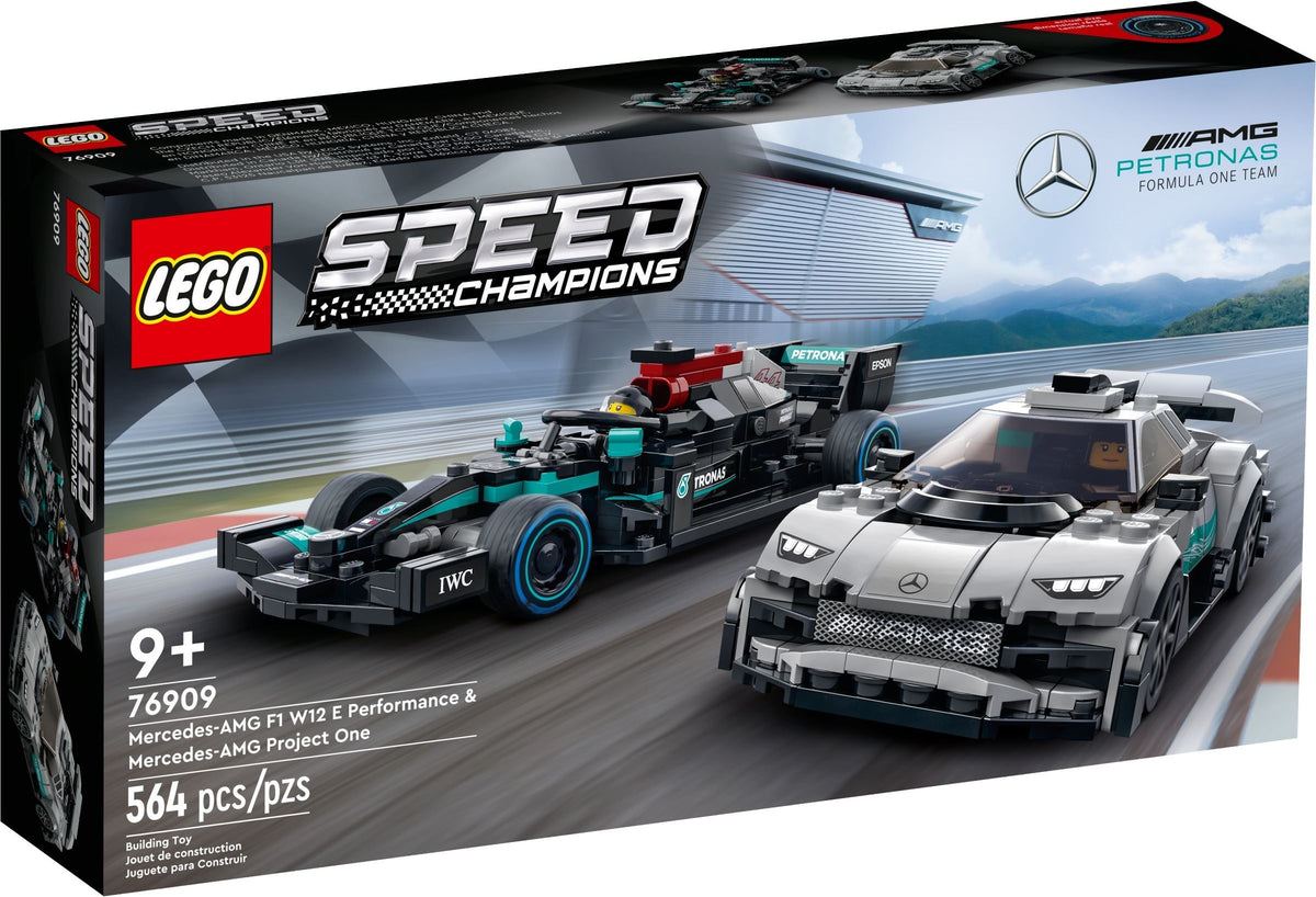 LEGO Speed Champions 76909 MERCEDES-AMG F1 W12 E PERFORMANCE &amp; MERCEDES-AMG PROJECT ONE