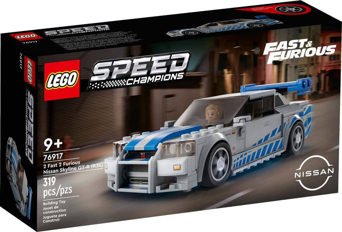 LEGO Speed Champions 76917 2 Fast 2 Furious – Nissan Skyline GT-R (R34)