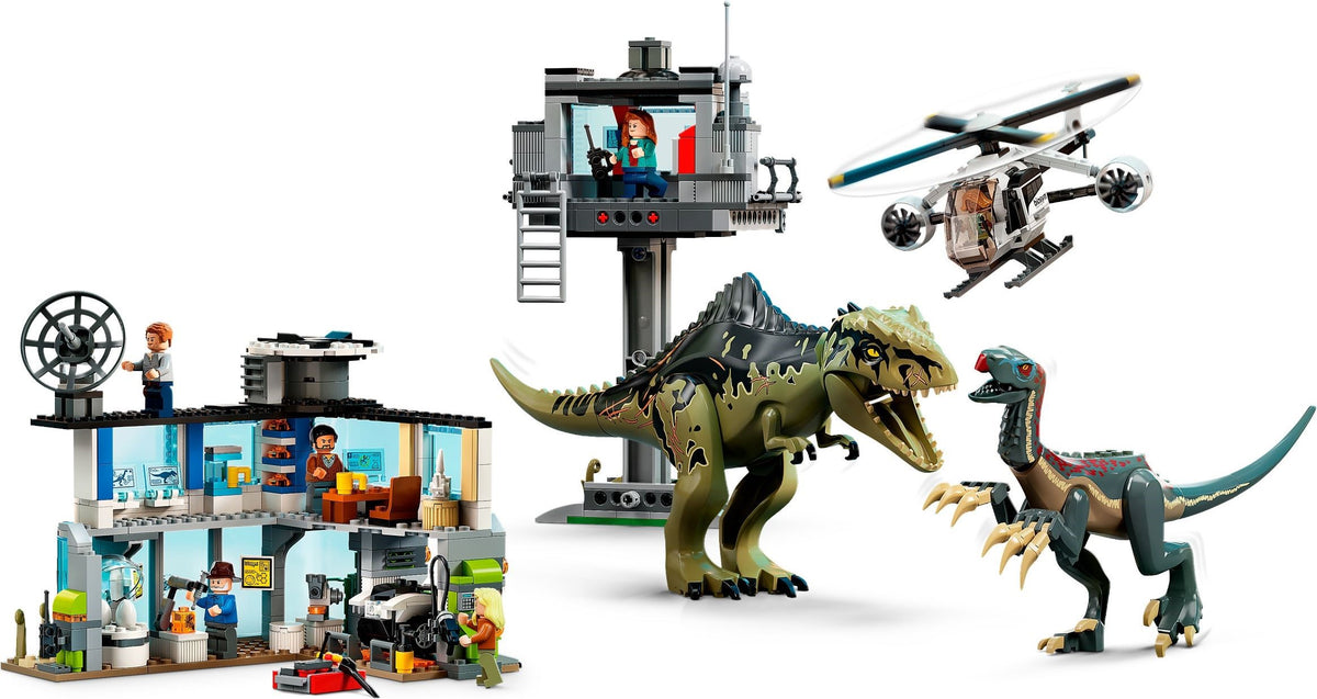 LEGO JURASSIC WORLD 76949 GIGANOTOSAURUS &amp; THERIZINOSAURUS ANGRIFF