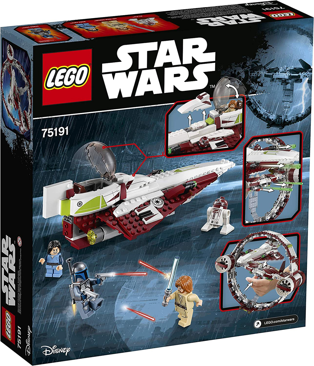 LEGO Star Wars 75191 Jedi Starfighter With Hyperdrive